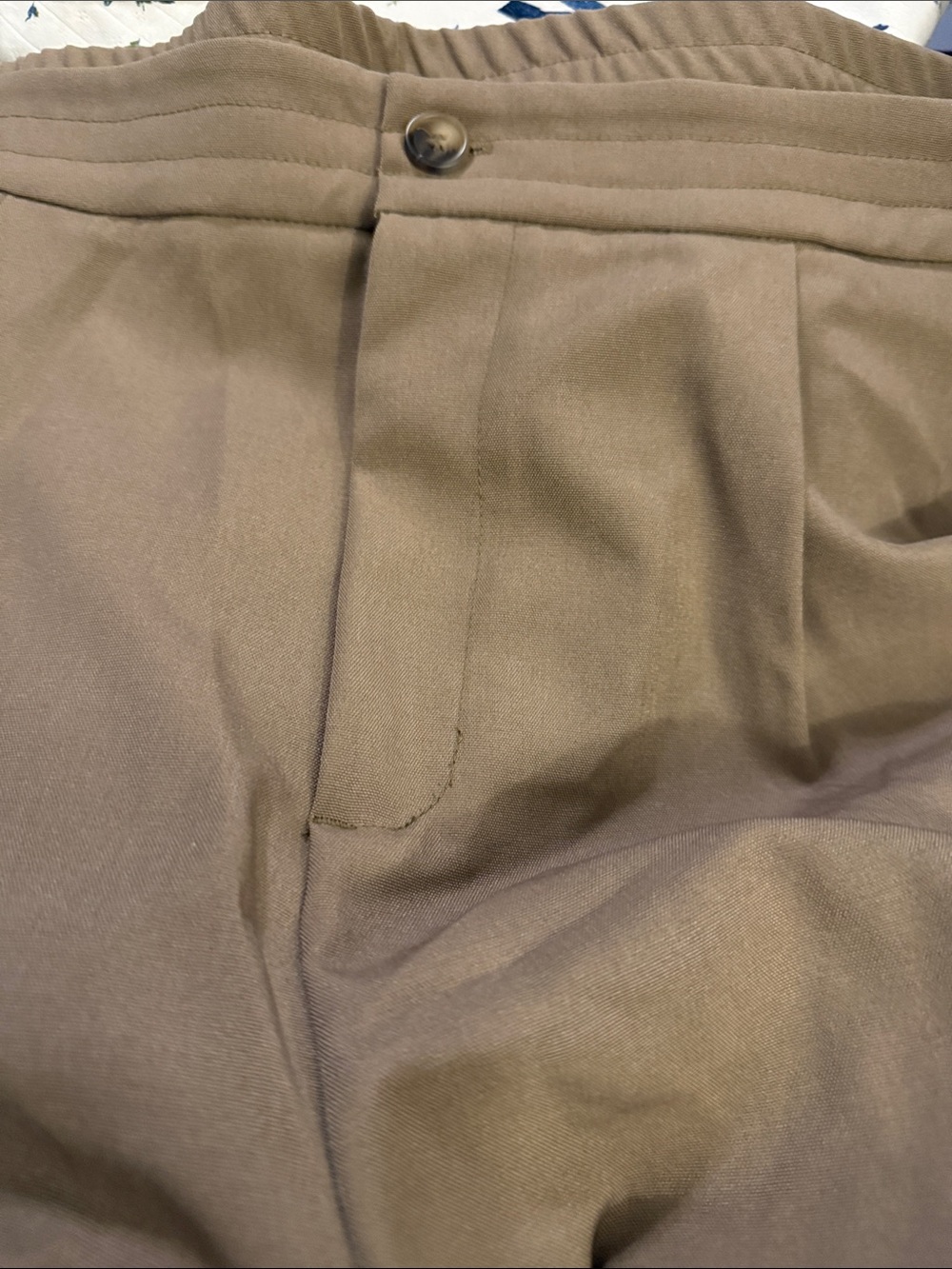 Halara taupe Elastic Waist Pull-On Pants